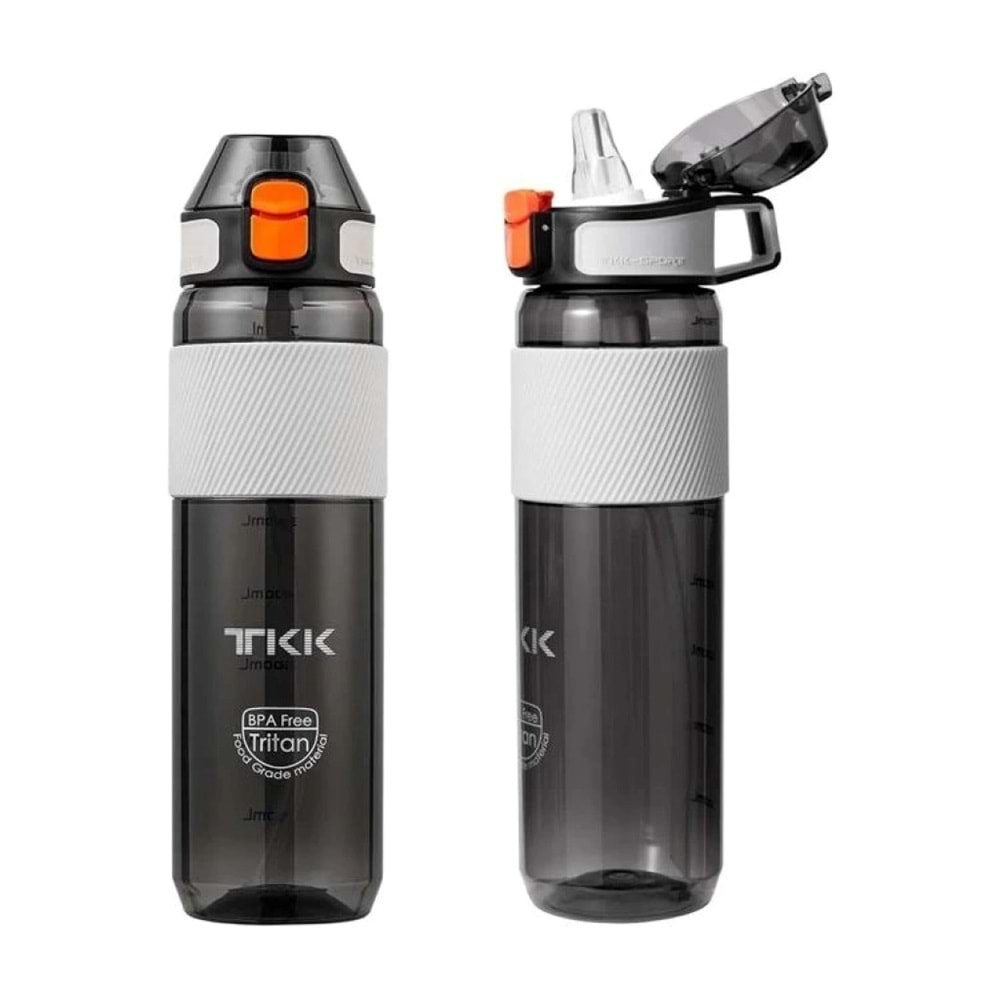 VagonLife 700 ml Tkk T-1003 Pitetli Tritan Su Matarası Siyah