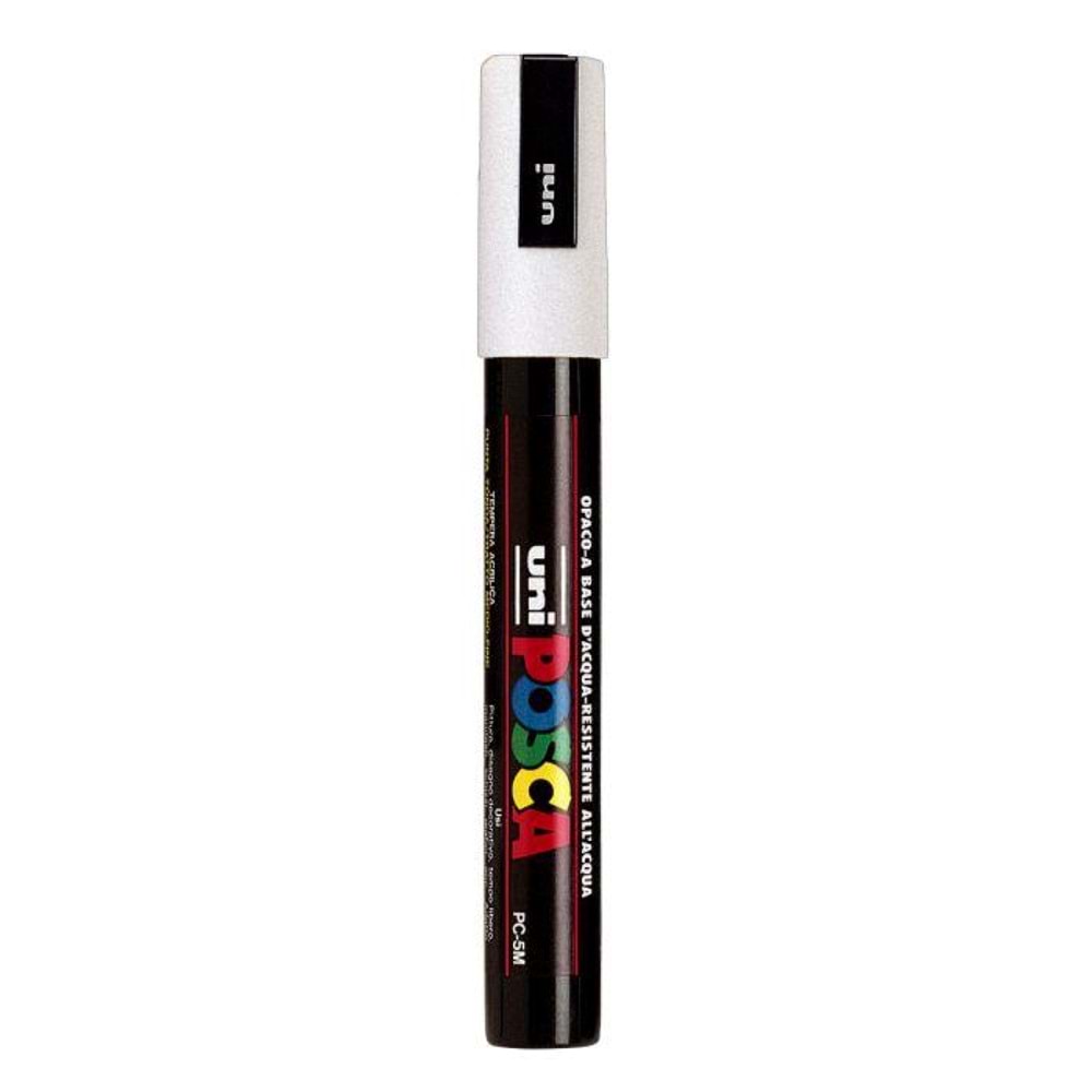 Uni Posca Pc-5m Boyama Markörü 1.8-2.5 Mm Beyaz