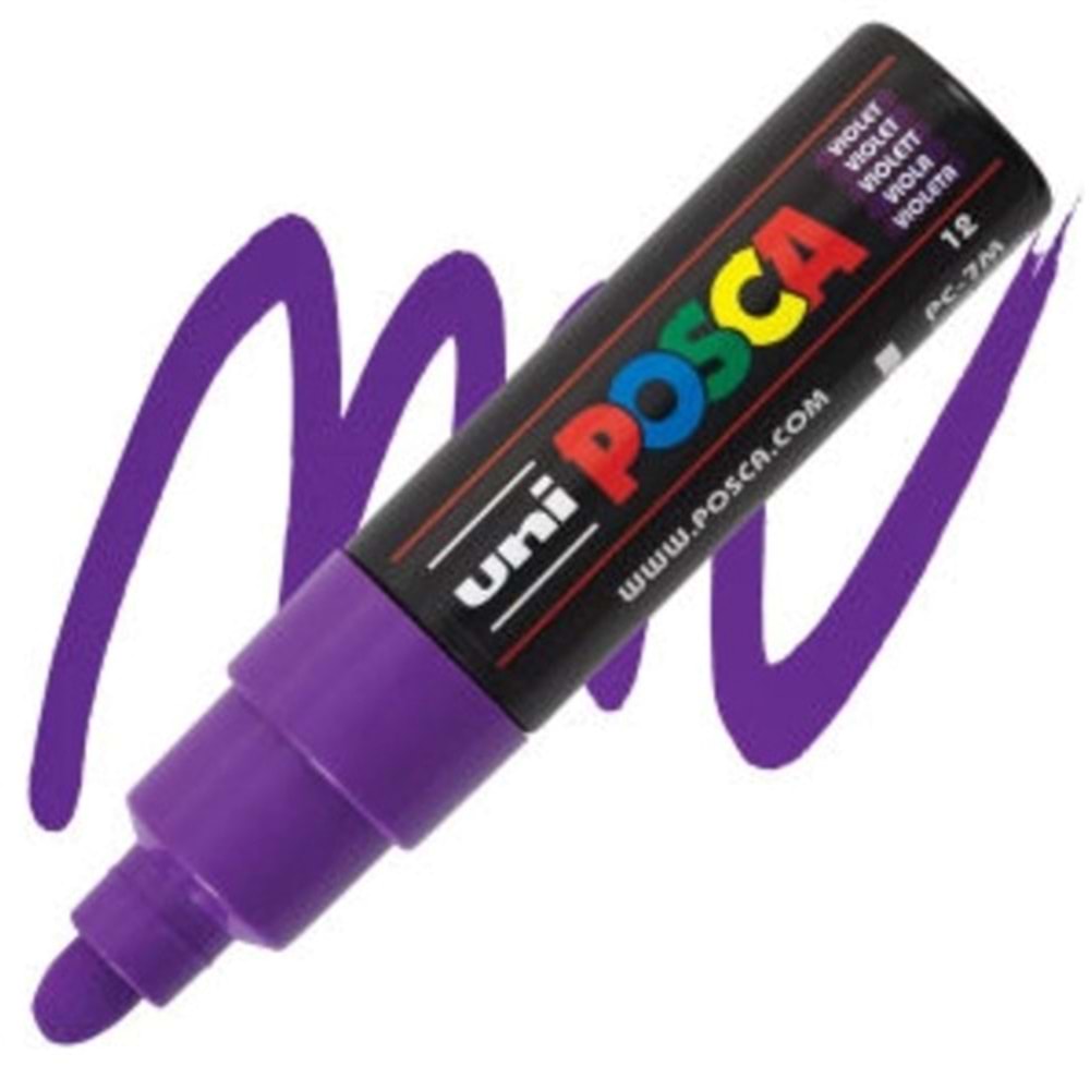 Uni Posca Akrilik Marker Pc-7m / 4.5-5.5 mm Mor