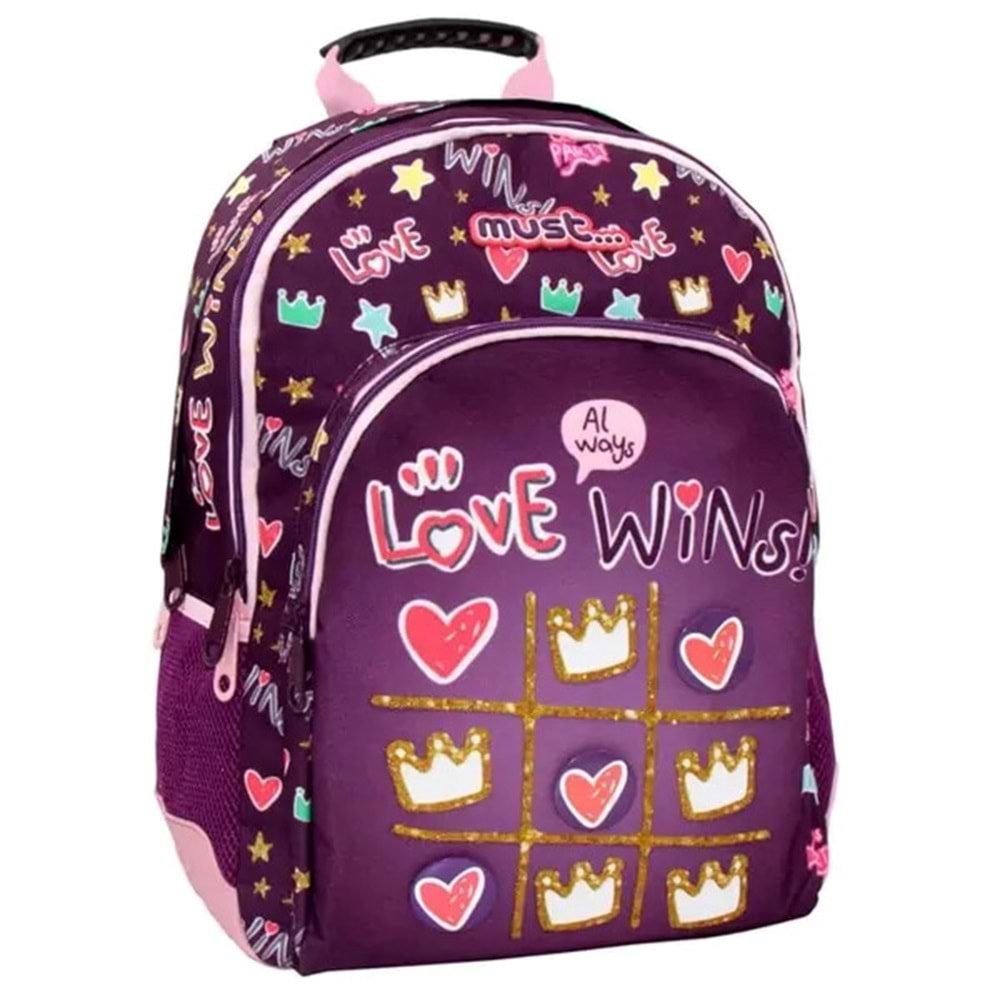 Must Backpack Sırt Çantası Love Wing Puple - 43 x 33 x 18 cm Liz 585009