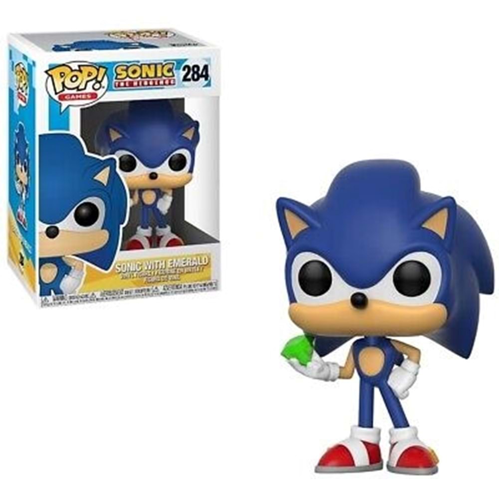 Funko Pop Figür Games: Sonic: Sonic w/Emerald
