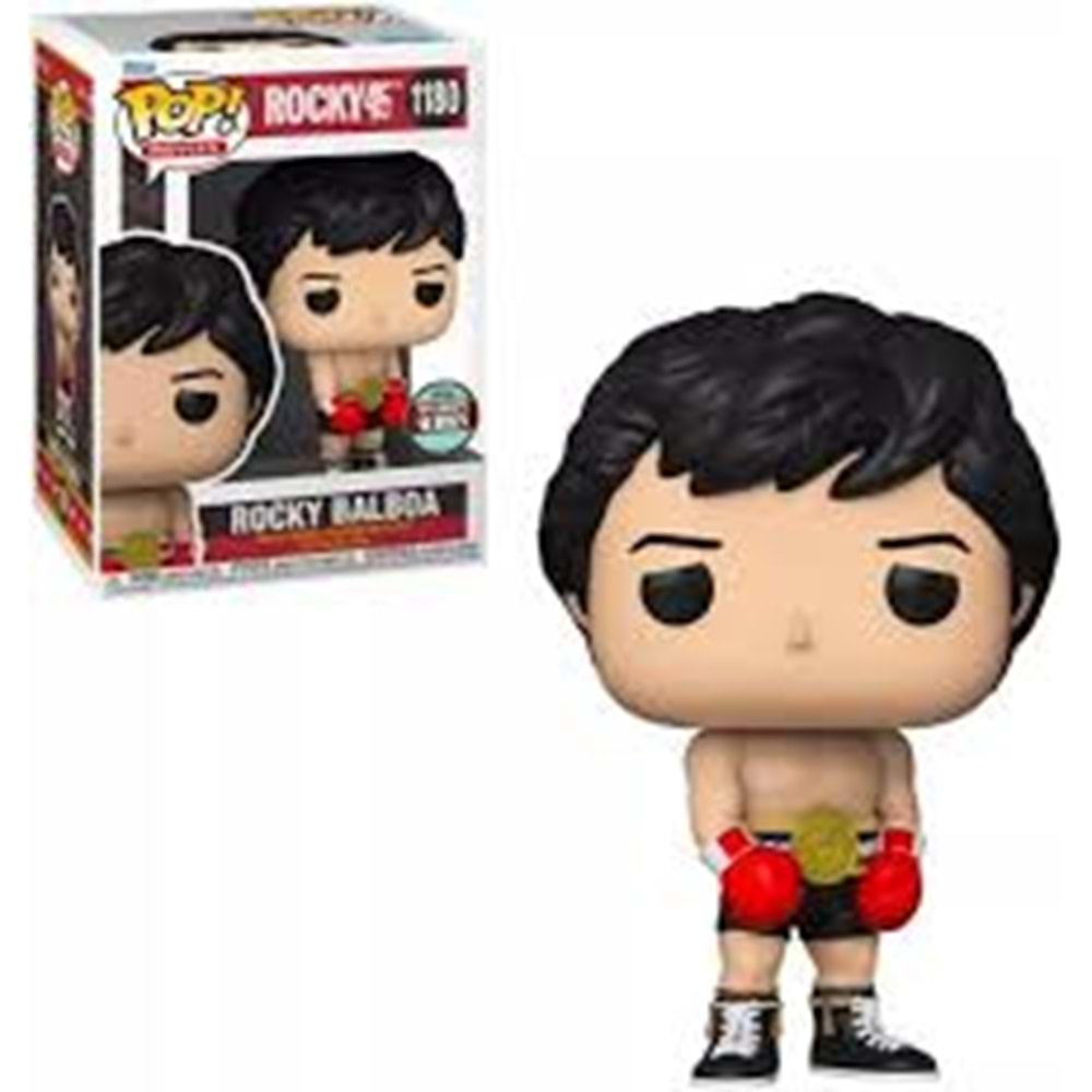 Funko POP Figür Movies: Rocky 45th- Rocky w/Gold Belt Limited Edition