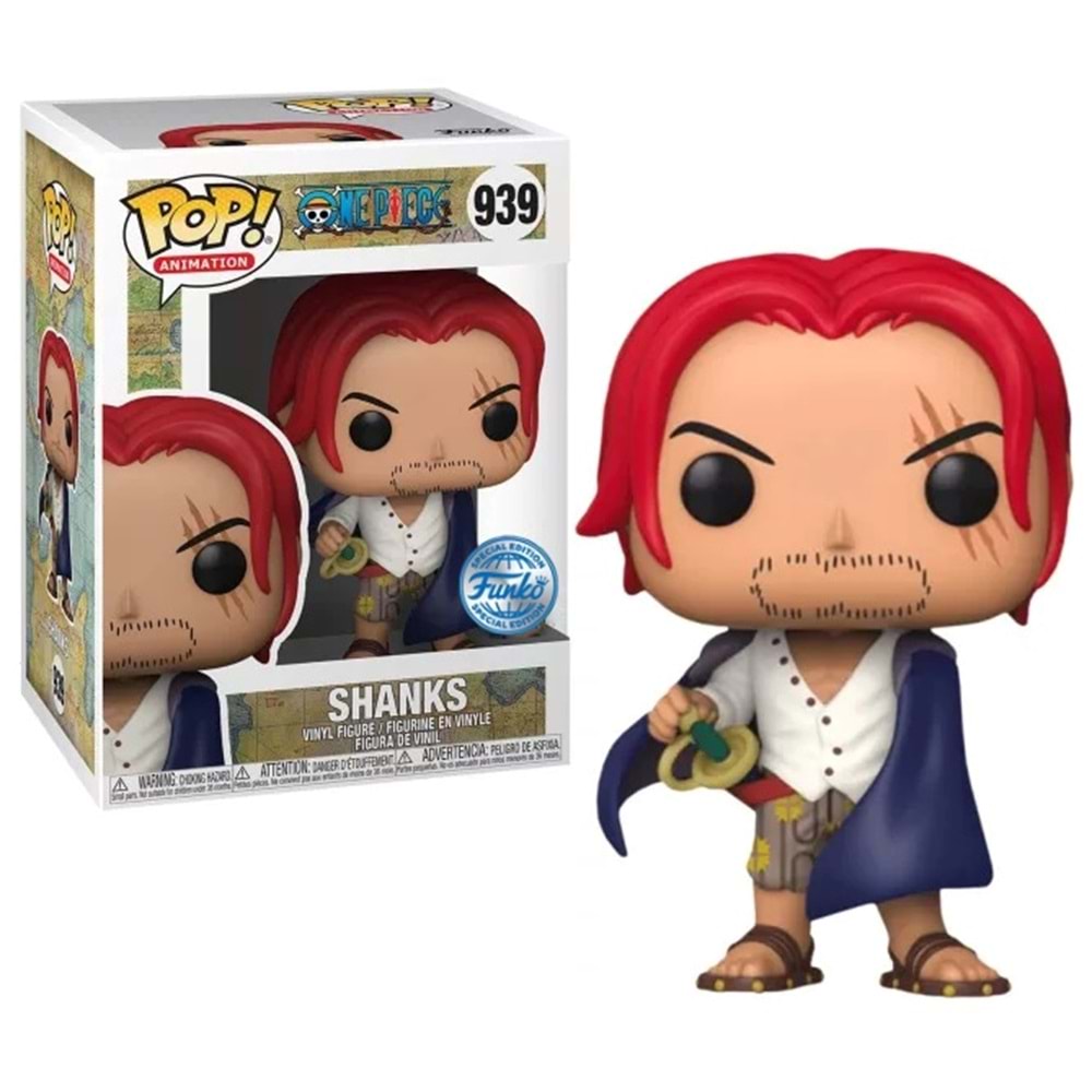 Funko POP Animation: One Piece - Shanks w/CH Special Edition