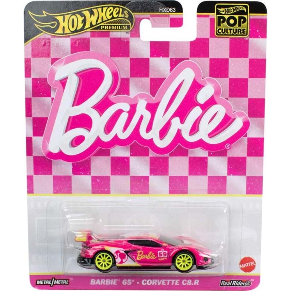 Hot Wheels Pop Culture Premium Barbie 65 Corvette C8.R