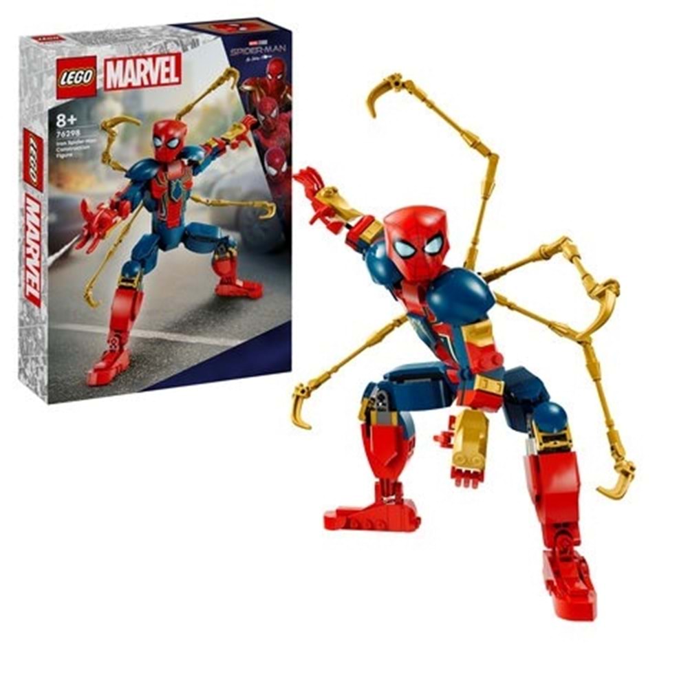 Lego Marvel Iron Spiderman Maket Figür