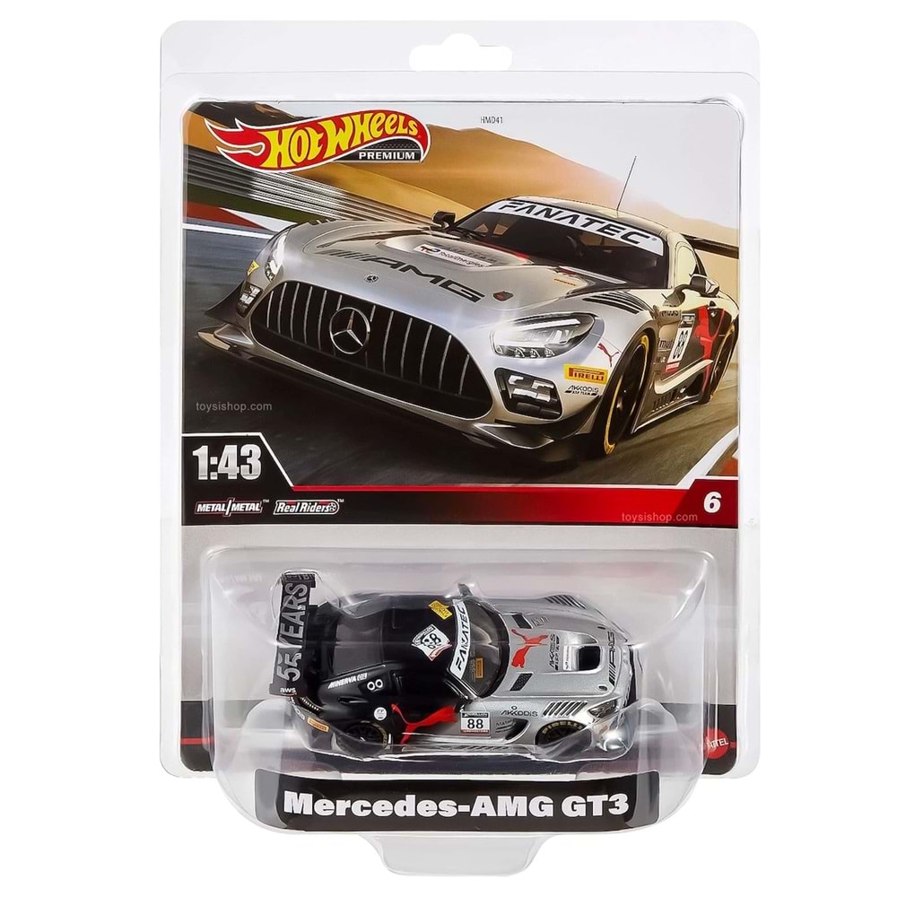 Hot Wheels Premium 1:43 Mercedes AMG GT3