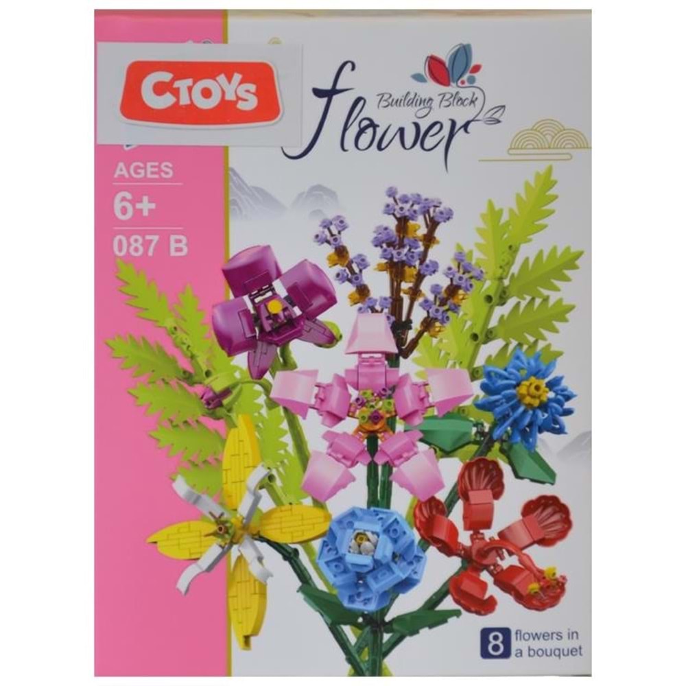 Ctoys Surprise Flower Building Block 087B