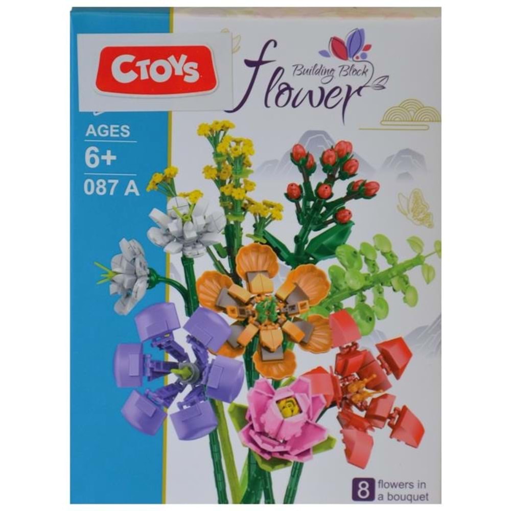 Ctoys Surprise Flower Building Block 087A