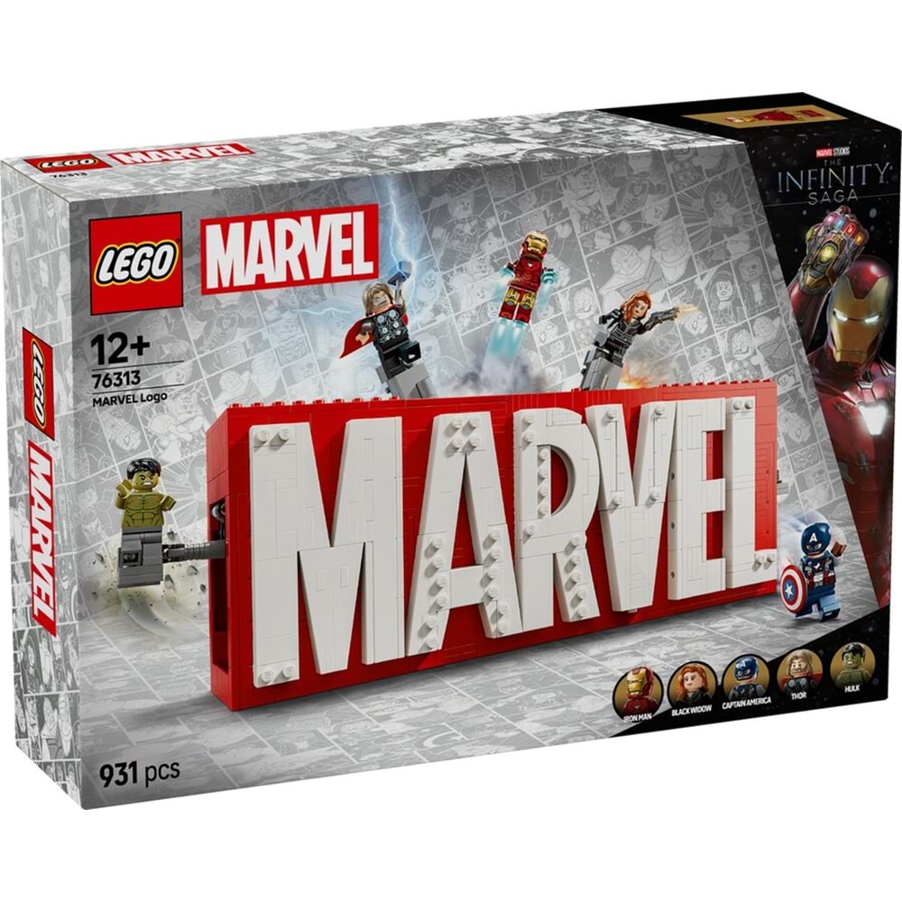 LEGO® Marvel MARVEL Logosu ve Mini figürleri