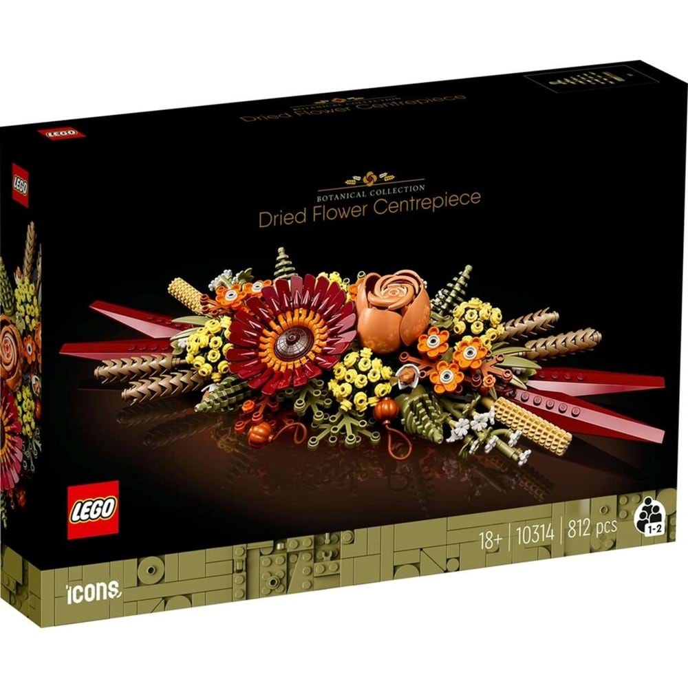 Lego® Icons Botanicals Kuru Çiçek Aranjmanı 10314
