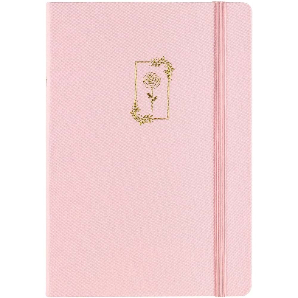 Victoria'S Journals Bujo Defter Keten 96 Yp. Açık Pembe