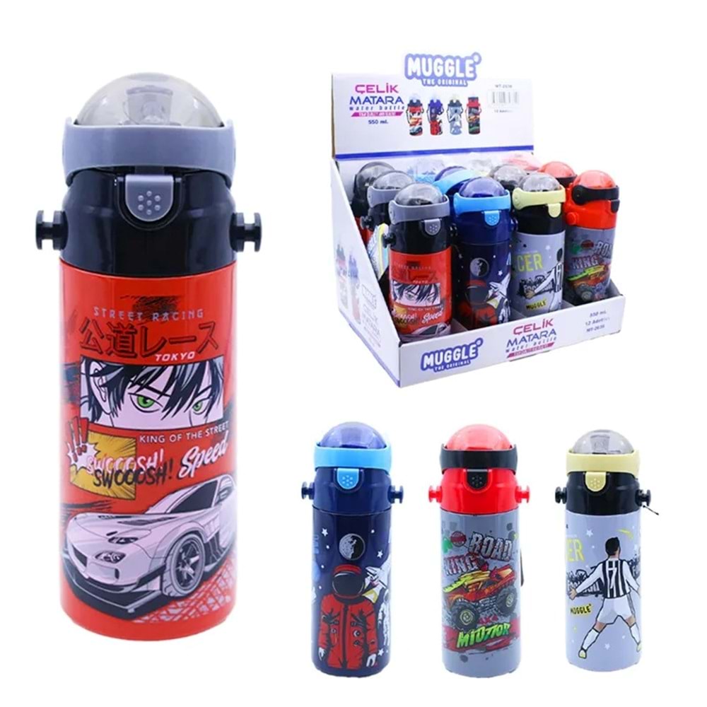 Muggle 550 Ml Çelik Matara 2636 The Orgınal (Erkek) 4 Model