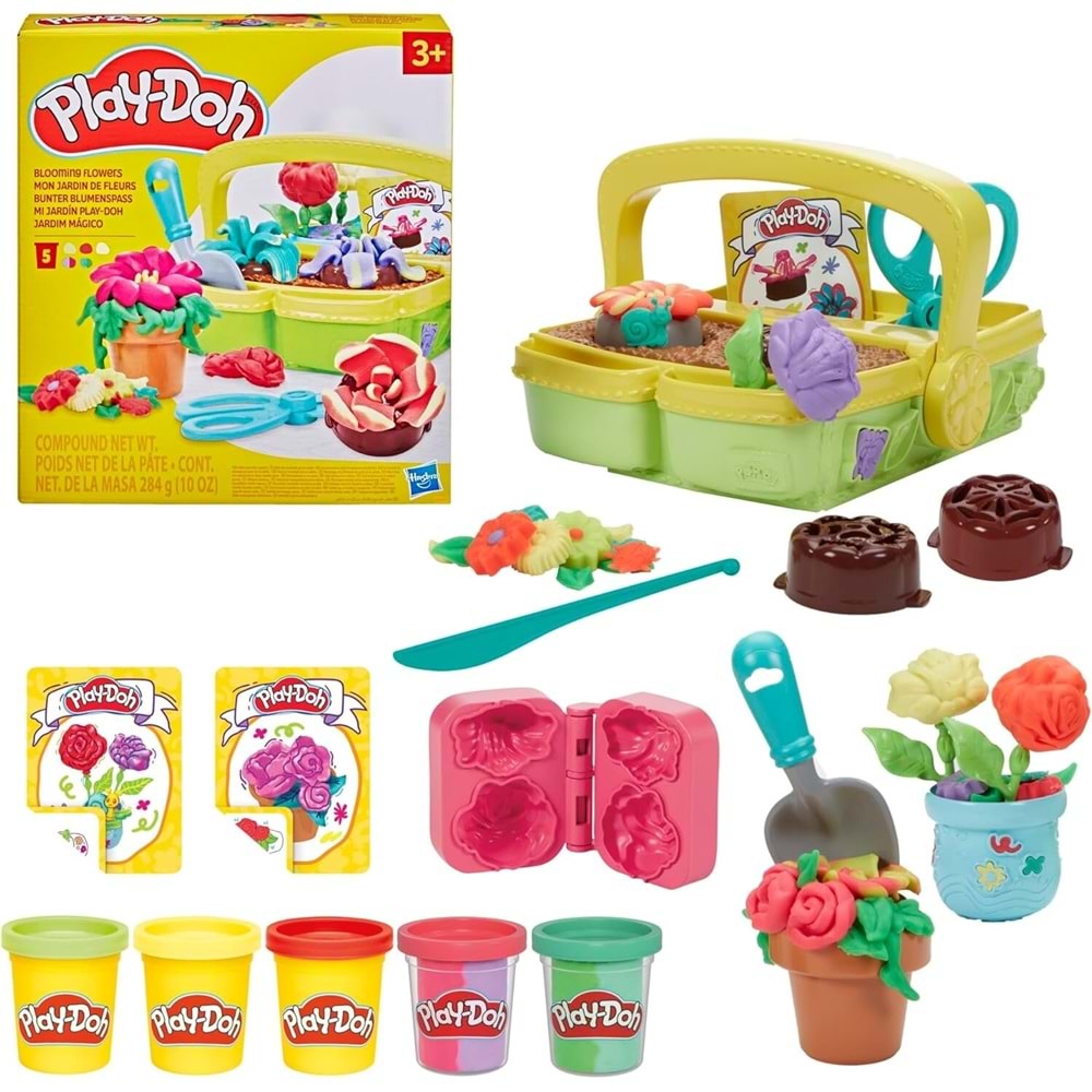 Play-Doh Renkli Çiçekler Botanik Oyun Hamuru Seti G0492