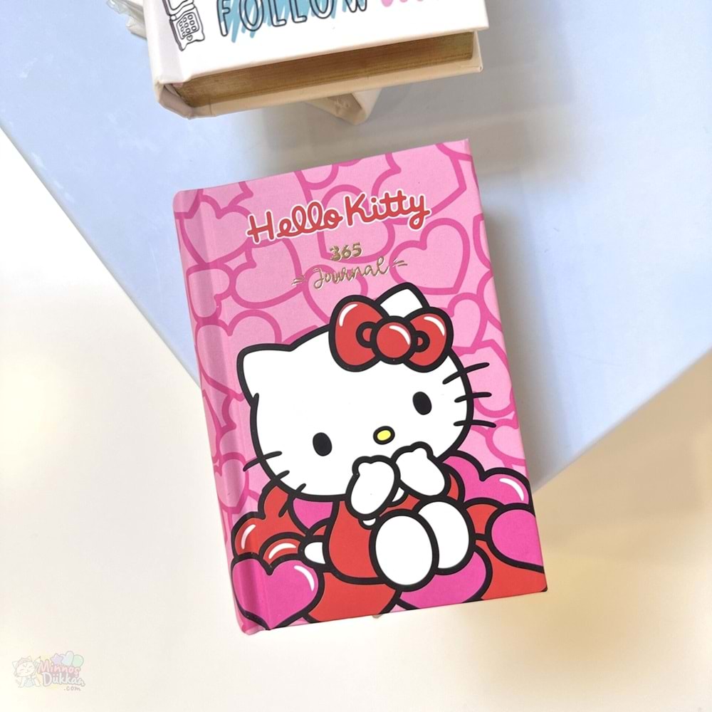 Victoria’s Journals Hello Kitty 365 gün Günlük 368 sayfa 80 gr A7 Defter 525-1991
