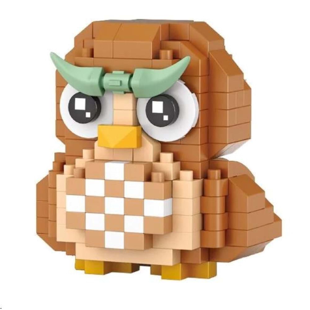 Loz Lego 8612 Mikro Blok Çanta Baykuş