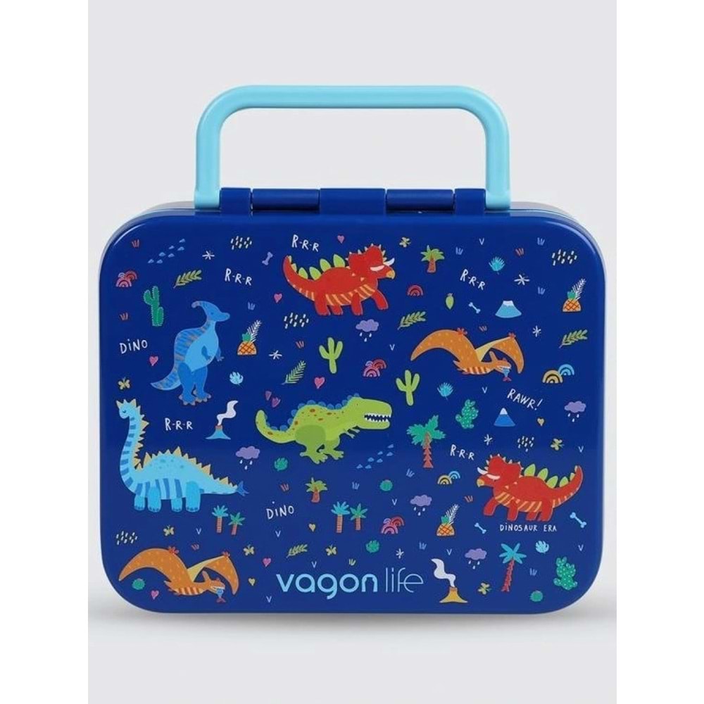 Vagonlife VGN092 1000 ml Mavi Lunchbox Beslenme ve Yemek Kabı
