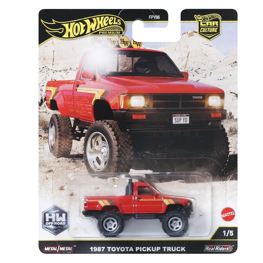 Hot Wheels Premium Car Culture HW Off Road 1987 Toyota Pickup Truck