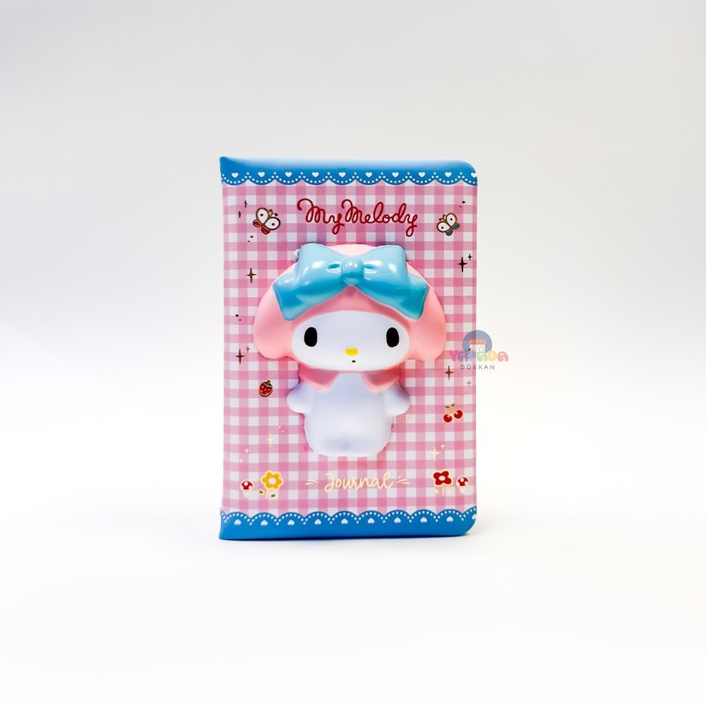 Victoria's Journals Hello Kitty Squishy Günlük . A6. 192 sf. 100 gr. Renkli sflar. 12 li Displey