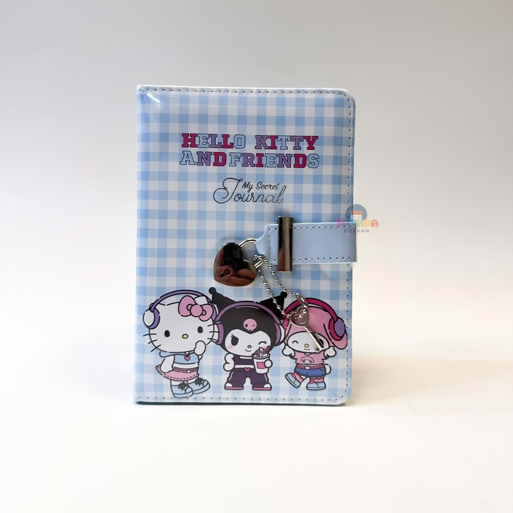 Victoria's Journals Kuromi Kilitli Günlük . A6, 192 sayfa , 80 gram.