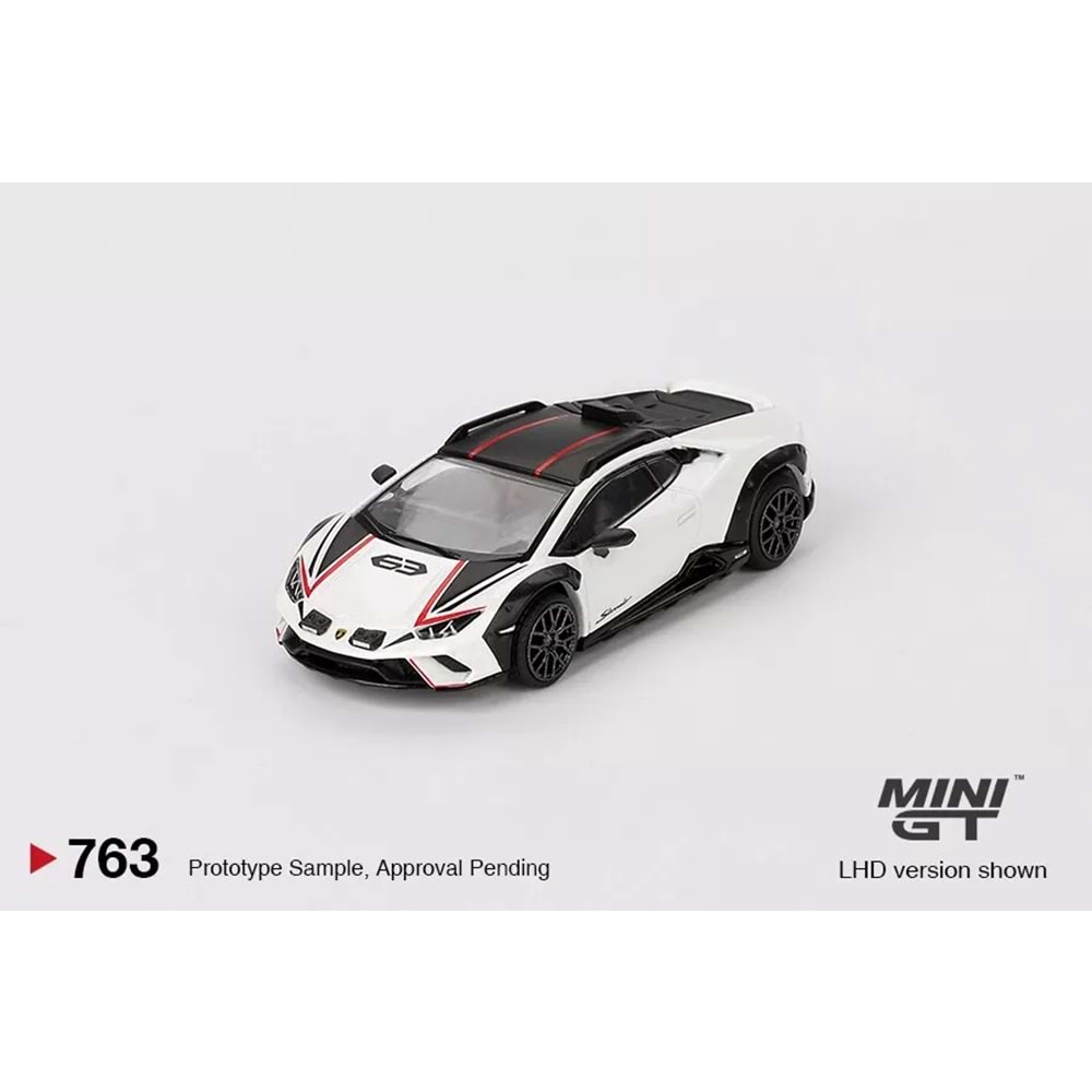 Mini GT 1/64 Lamborghini Huracán Sterrato Bianco Asopo