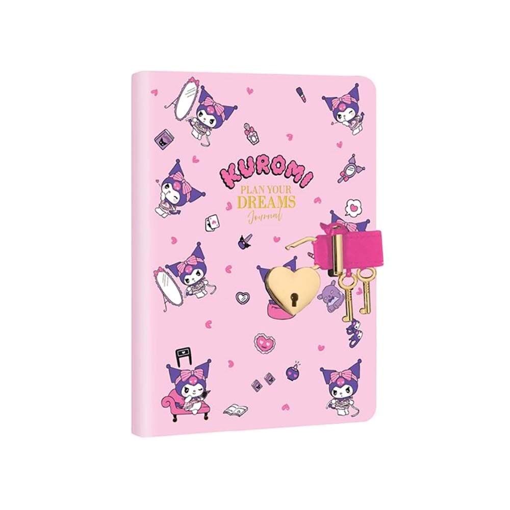 Victoria's Journals Hush Hush Kilitli Defter Kuromi 160 Yaprak Çizgili 525-1926