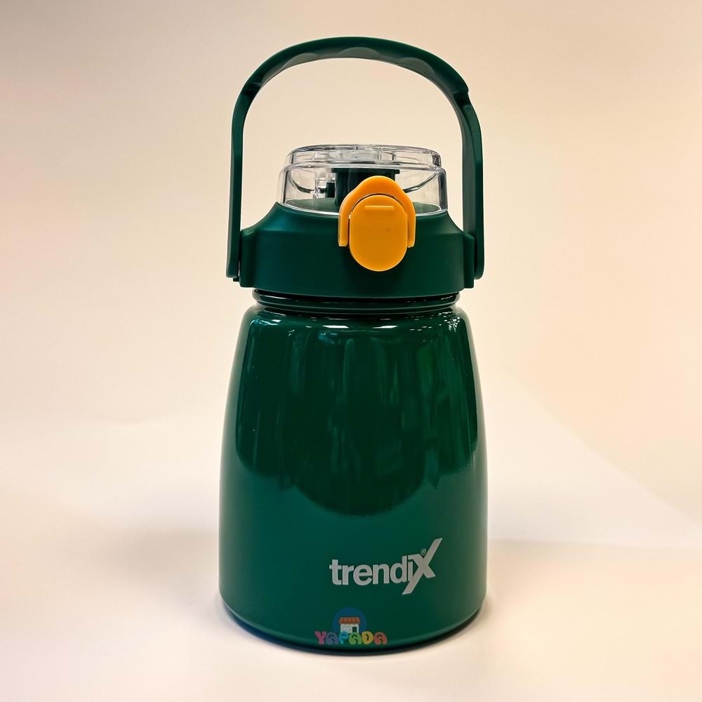 Trendix Çelik İçli Termos Matara 850 Ml.Yeşil