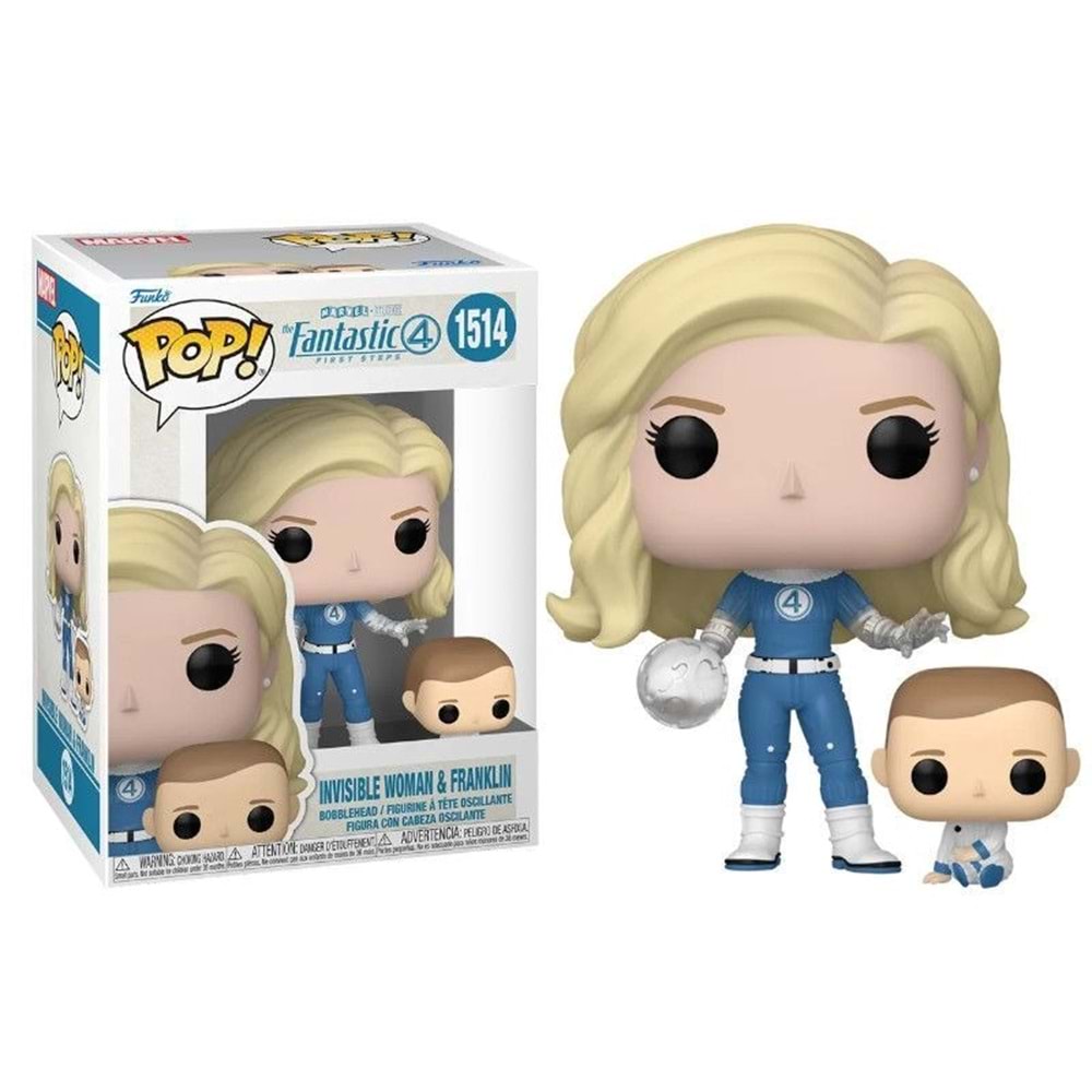 Funko Pop Fantastic Four - Invisible Woman & Franklin