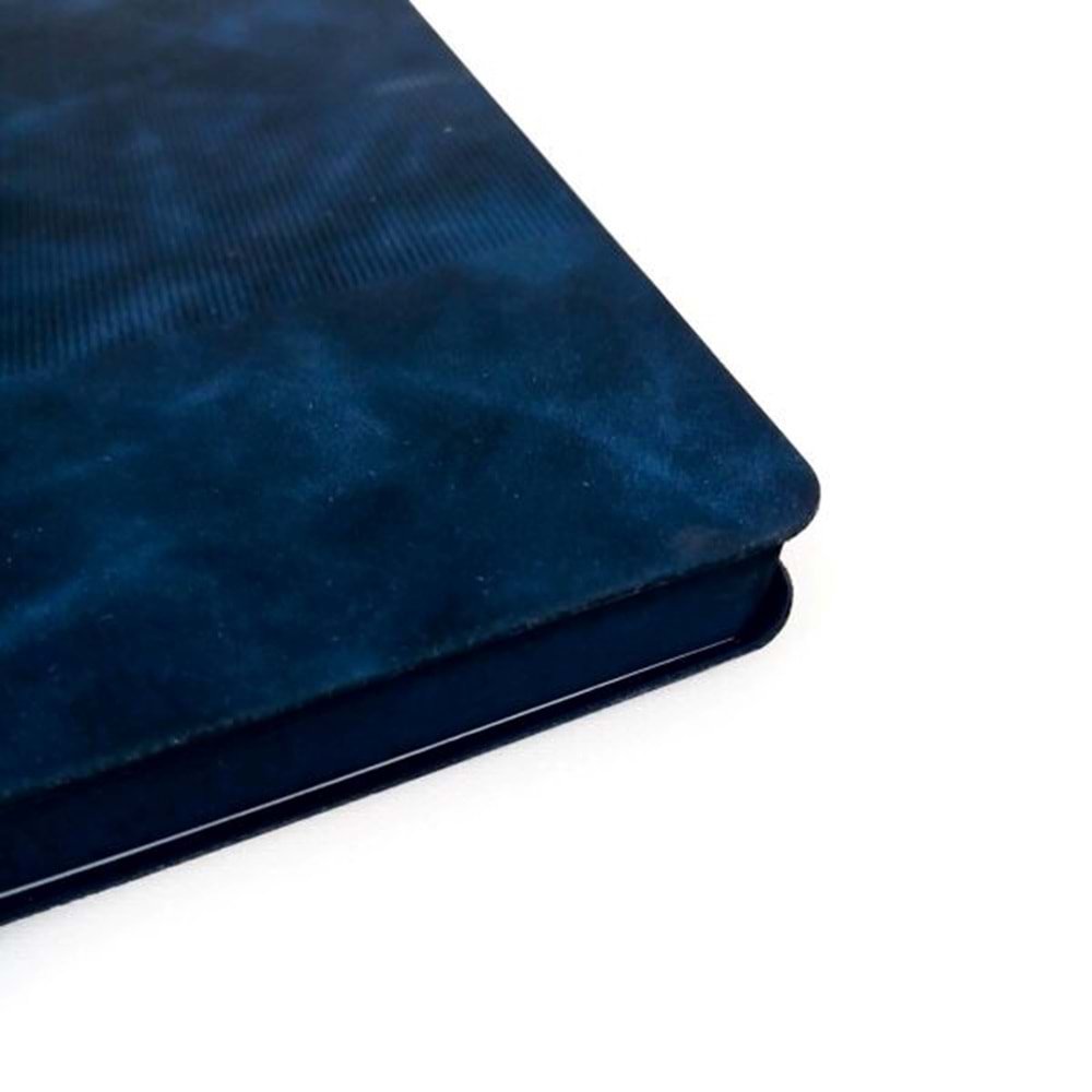 Victoria’s Journals 15x21 Duo Esnek Kap.vegan Deri Çizgili Defter 192 Sf. Lacivert 125-2031