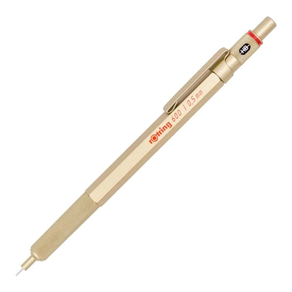 rOtring Mechanical Pencil Gold 600 2158796 0.5mm