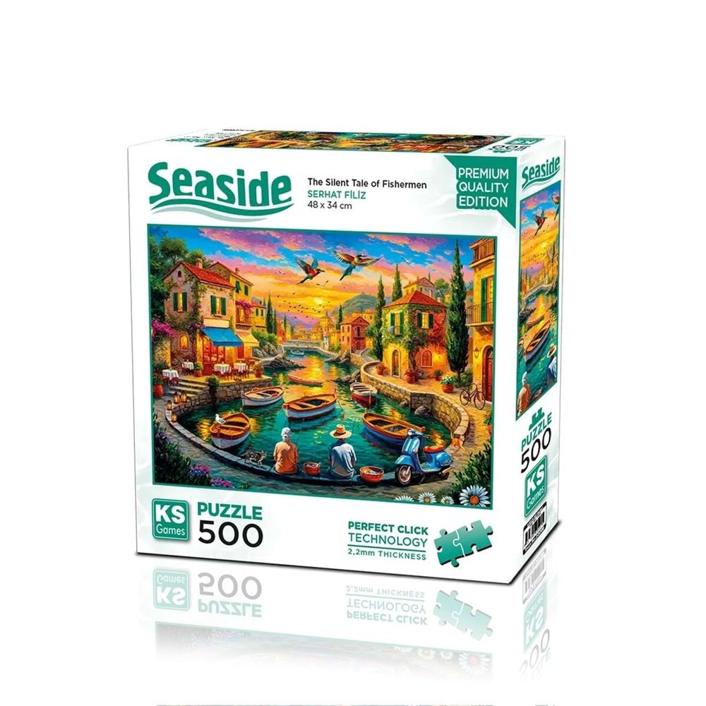 Ks Games 500 Parça The Silent Tale of Fisherman Puzzle