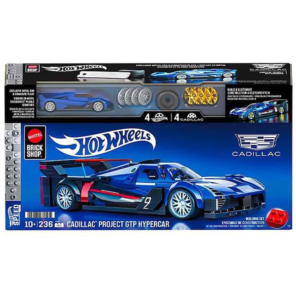 Hot Wheels Speed Serisi Cadillac Project GTP Hypercar Araba Yapım Seti JFR89