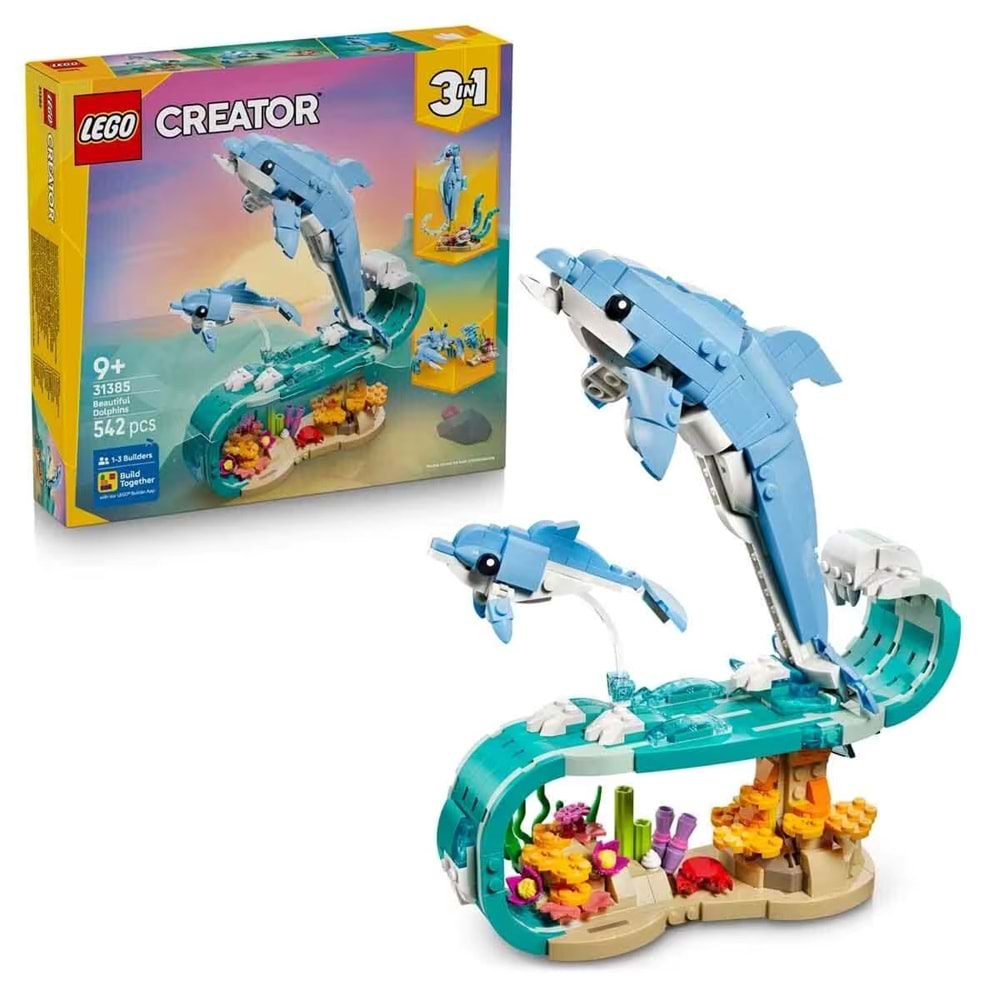 LEGO Creator Deniz Hayvanları: Güzel Yunuslar 31385