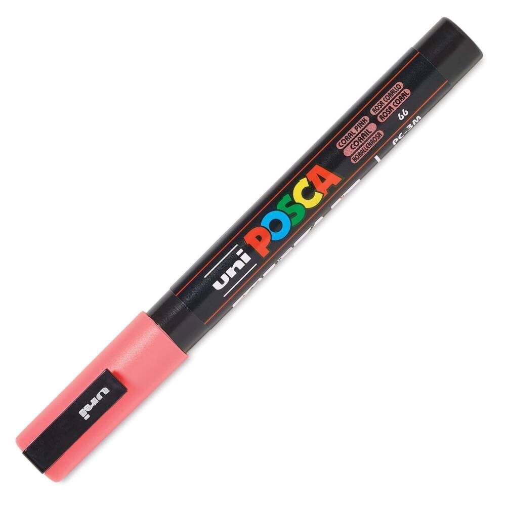 Uni Posca Pc-3M Boyama Markörü 0.9-1.3 mm Mercan ...