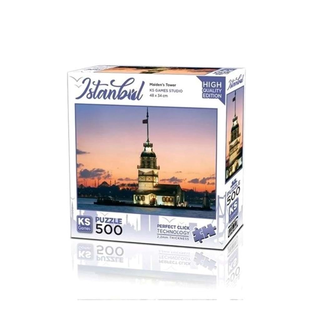 Ks Games 500 Parça Puzzle Kız Kulesi Gün İstanbul