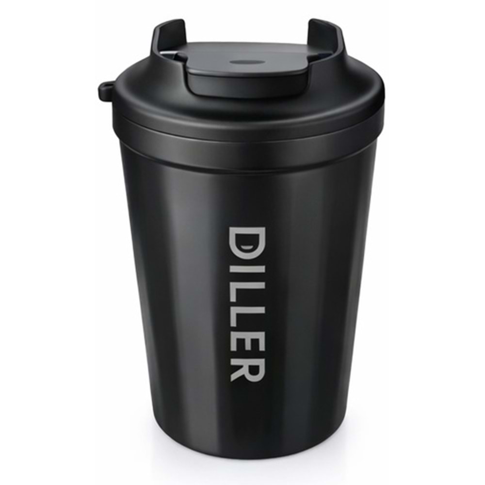 Vagonlife Diller 380 Ml Çelik Termos Matara Siyah Vgn-9079