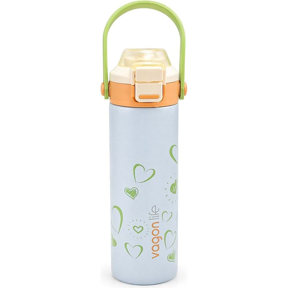 Vagonlife VGN-1110 600 ml Çelik Termos Mavi