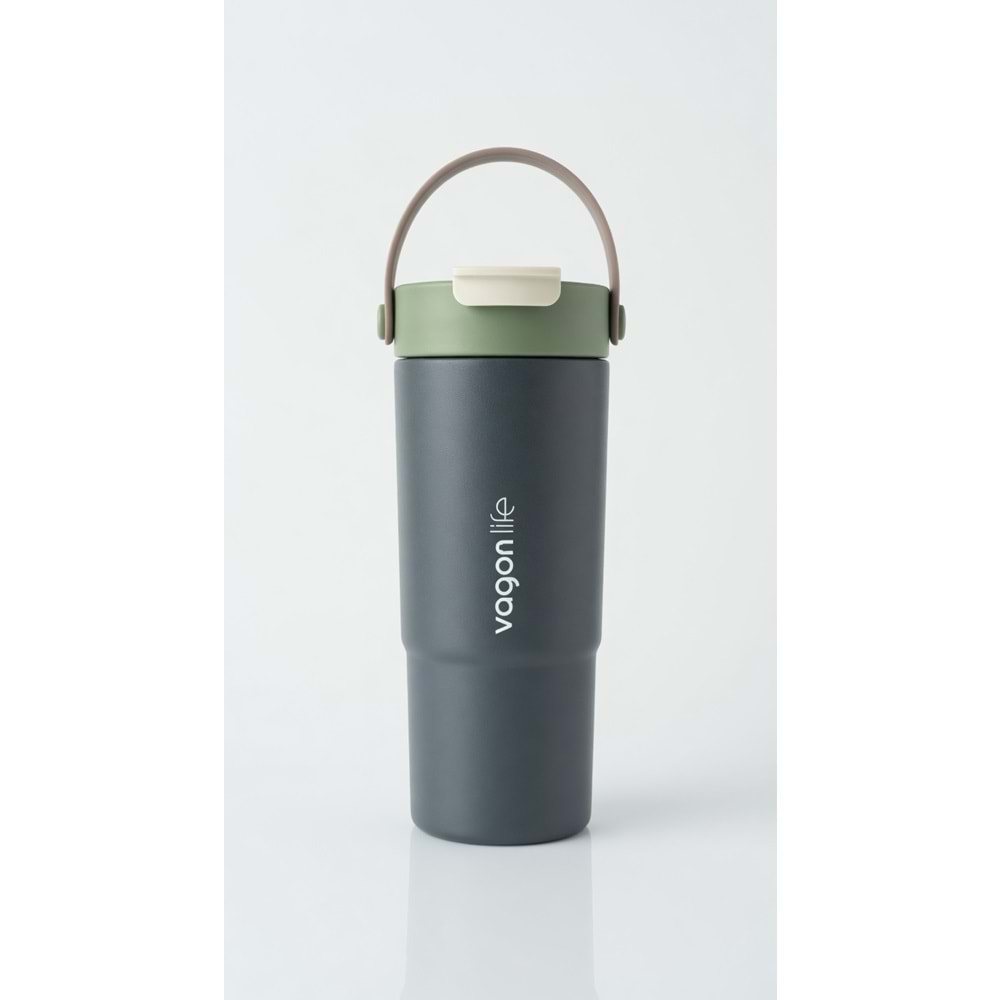 Vagonlife Çelik Termos Matara 660 ml VGN-1102 Siyah