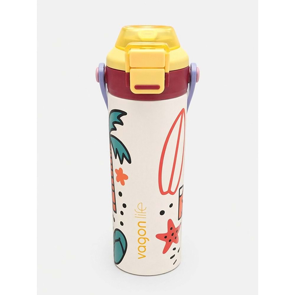 Vagonlife VGN-1111 600 ml Çelik Termos Bej