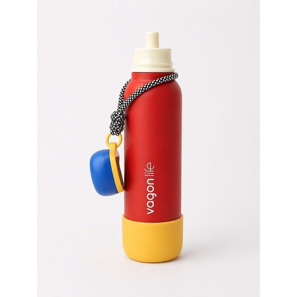 Vagonlife VGN-1106 750 ml Çelik Termos Kırmızı