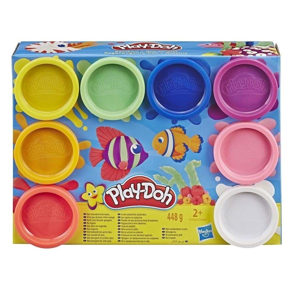 Play-Doh 8'li Hamur Gökkuşağı Renkleri E5044 E5062