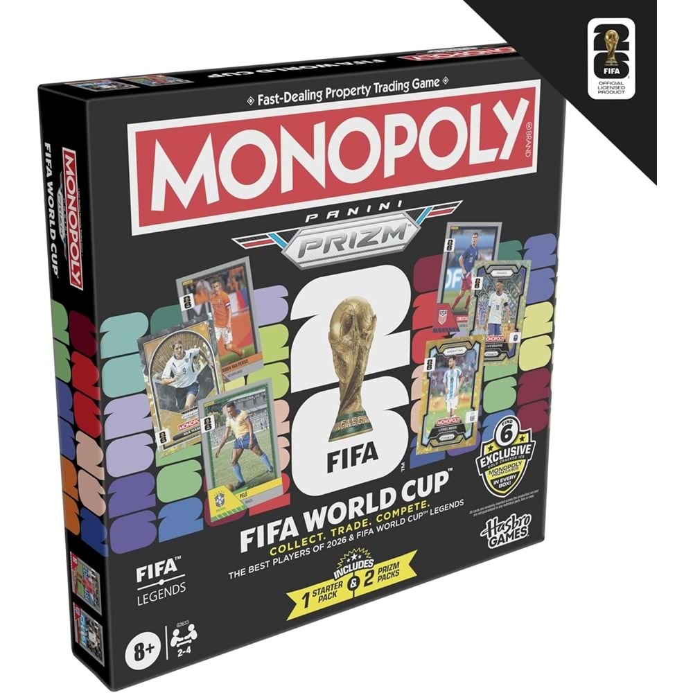 Monopoly Fifa World Cup 2026 Panini Prizm Edisyonu - G2633