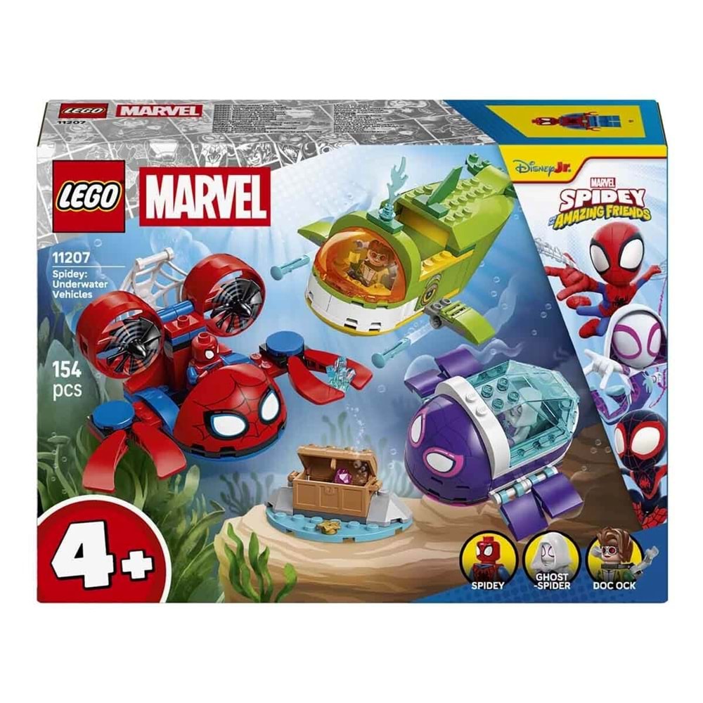 LEGO Marvel Spidey: Su Altı Araçları 1207