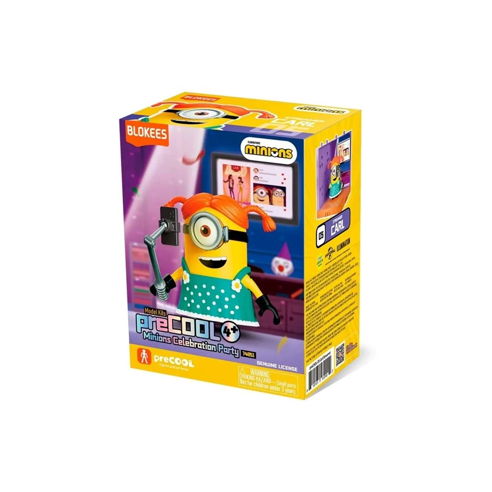 Blokees Figür Precool Minions Series Carl 74855