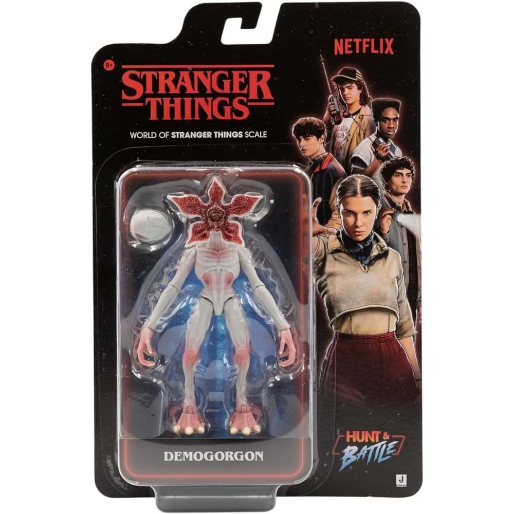 Jazwares Stranger Things STRT0012 - Demogorgon (5. sezon) – 10 cm büyüklüğünde ve hareketli figür aksesuarlı
