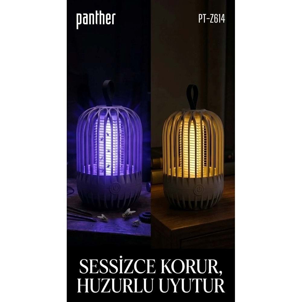 Panther Pt-Z614 Usb Sarjli Sinek Öldürücü Isik