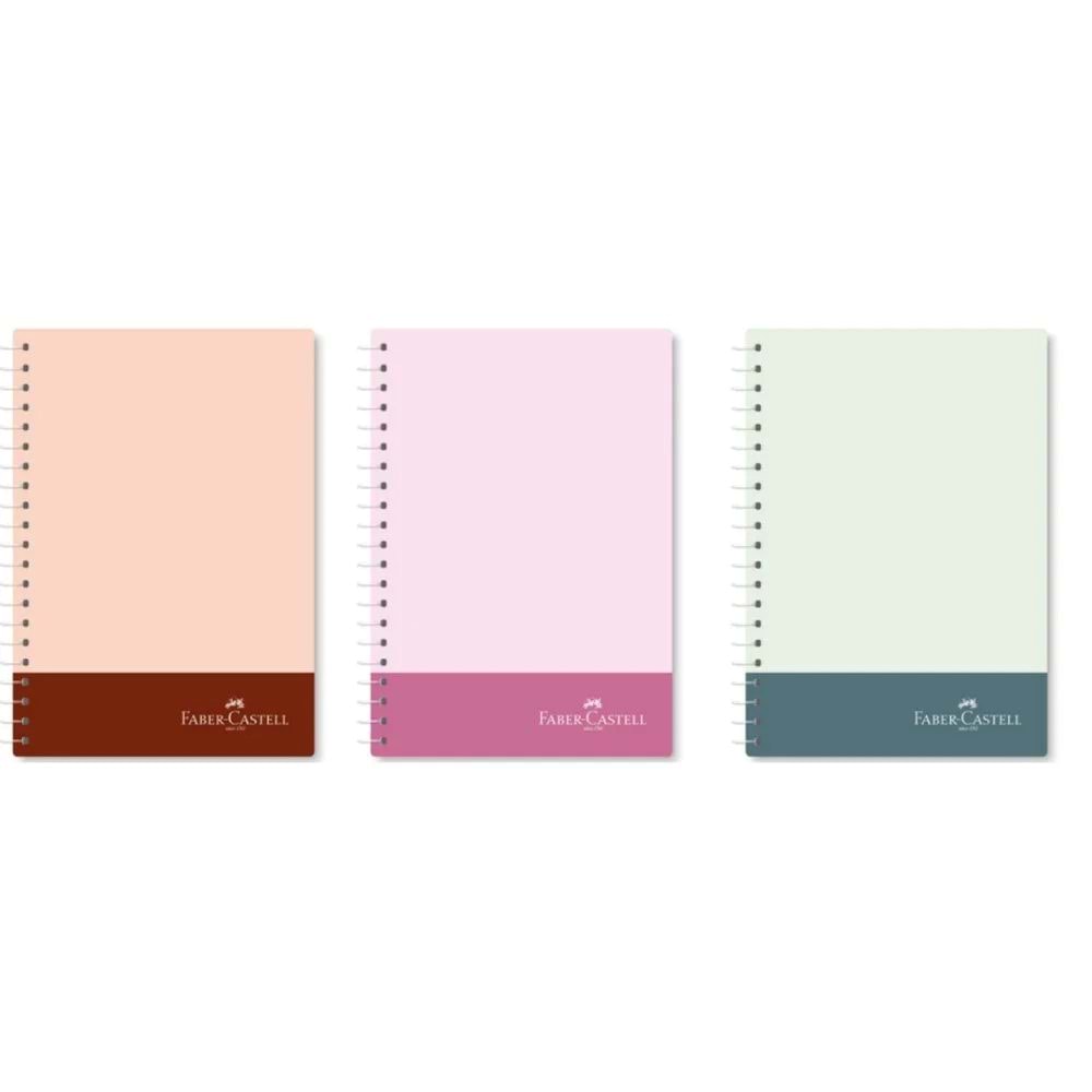 Faber-Castell GenZ PP Kapak Spiralli A4 80 Yaprak Kareli Defter Karma Desen 5075000526000