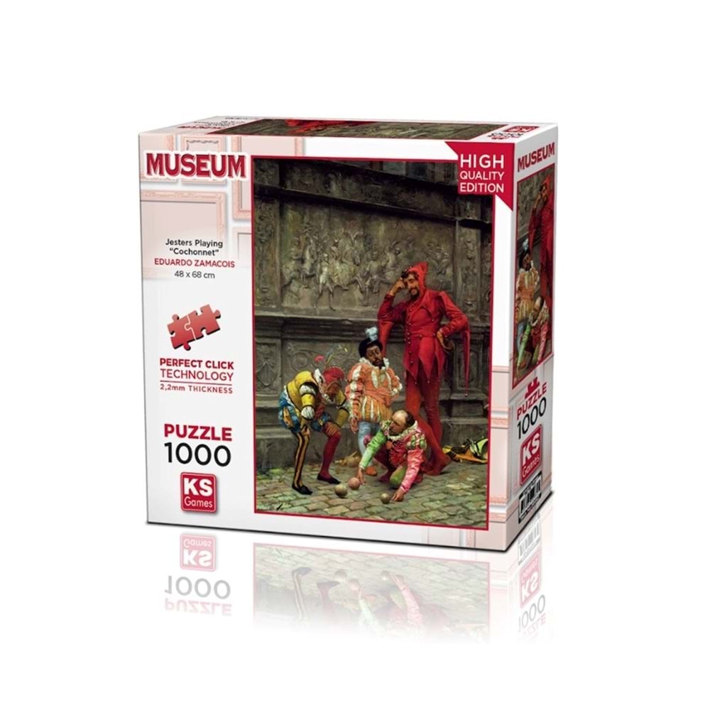KS Puzzle Jesters Playing Cochonnet 1000 Parça Puzzle -20662