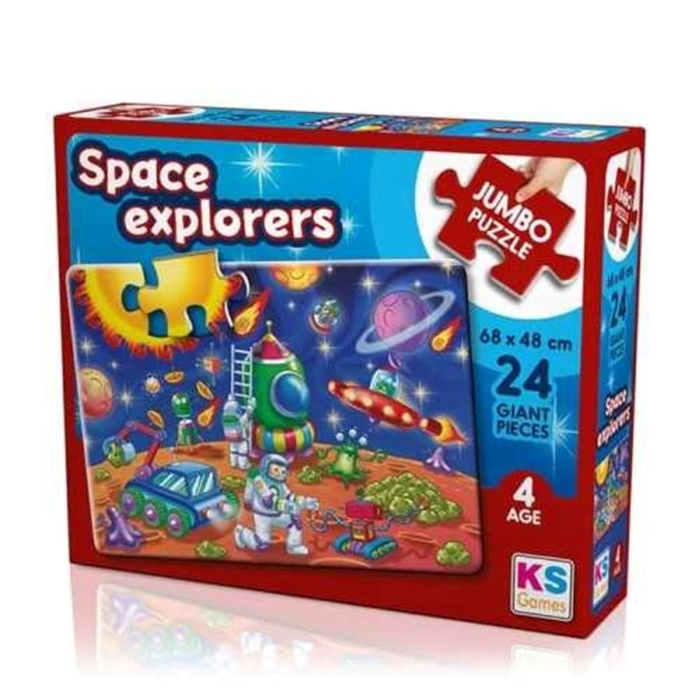 Ks Puzzle The Age Of Dinosaurs 50 Parça Jumbo Boy Puzzle