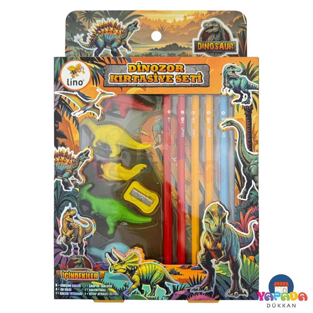 Lino LK-005 Dinozor Temalı Kırtasiye Seti