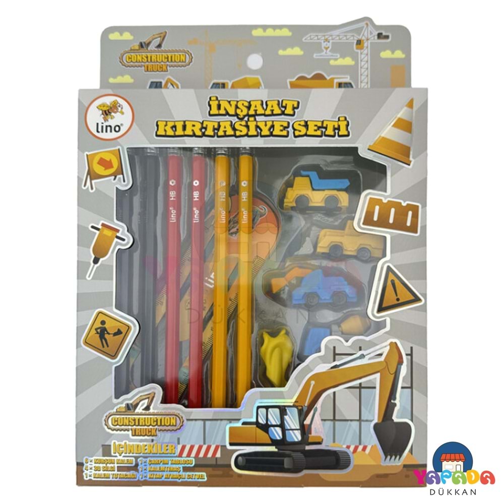 Lino LK-006 İnşaat Temalı Kırtasiye Seti
